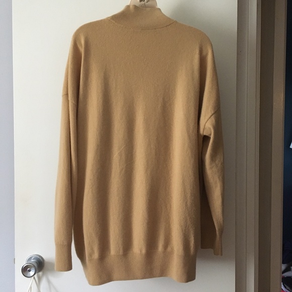 & Other Stores Lykke Li 100% Cashmere Oversized Camel Sweater M - Picture 4 of 7